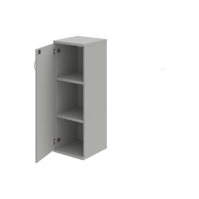 Strong shelf cabinet, lock, L, 40x115.2x40 cm, gray/grey