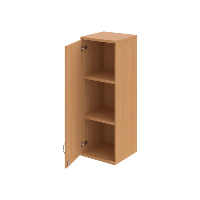 Pevná policová skrinka, zámok, L, 40x115,2x40 cm, buk/buk
