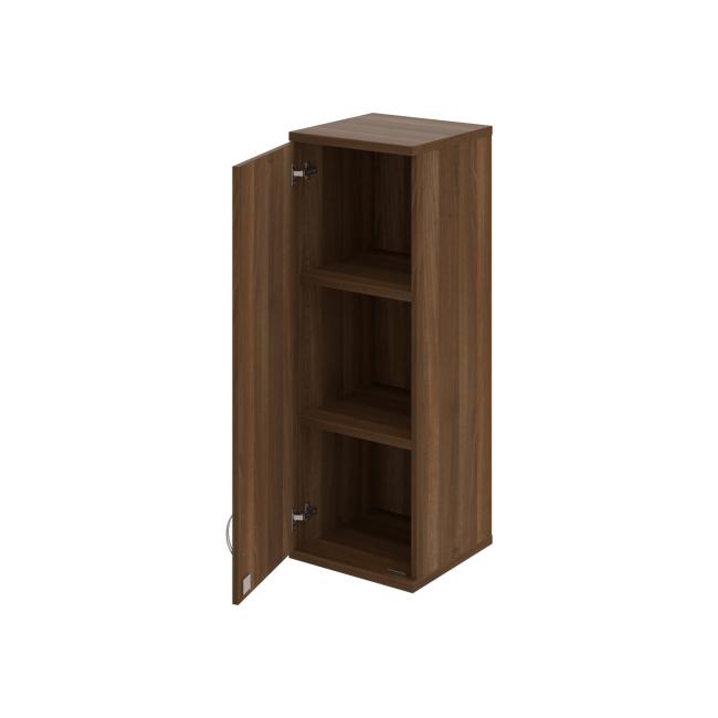Strong shelf cabinet, lock, L, 40x115.2x40 cm, walnut/walnut